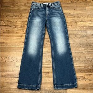 KanCan Dark Blue Wide Leg Jeans